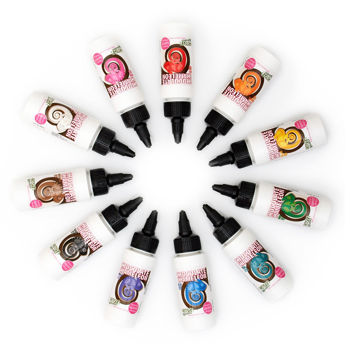 Chocolate Chameleon Candy Colors