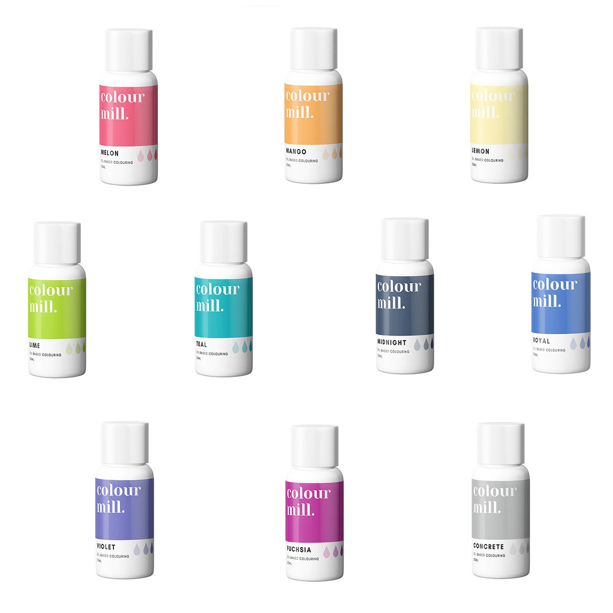 Colour Mill - Oil based colouring 20ml - Lime – FROST FORM