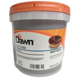 Dawn Foods Flat Chocolate Icing - 24lbs