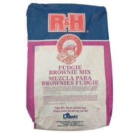 Dawn Foods R&H Fudgie Brownie Mix - 50lb
