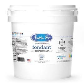 Satin Ice White Vanilla Rolled Fondant - 20lb