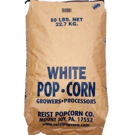Reist Hi-Pop White Popcorn - 50lb