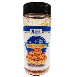 Edible Rainbow Glitter - 4oz