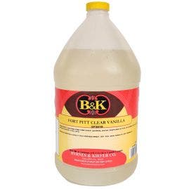 B&K Fort Pitt Clear Vanilla Flavoring - 1 Gallon
