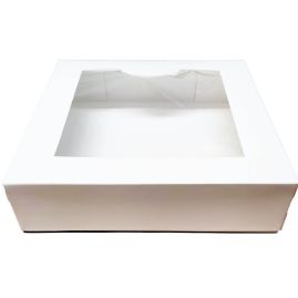 10 x 10 x 2 1/2 White Window Box