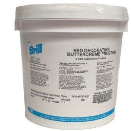 Brill Red Decorating Icing - 14lb
