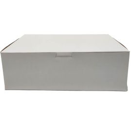 10 3/4 x 6 3/4 x 3 5/8 White Bakery Box - 125/ct