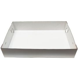 17 7/8 x 12 7/8 x 4 Half Sheet Corrugated Tray - 50ct