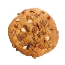 David's Decadent Pre-Formed Pumpkin White Chocolate Pecan Cookie - 4.5oz/80ct