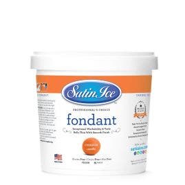 Satin Ice Orange Rolled Fondant - 2lb