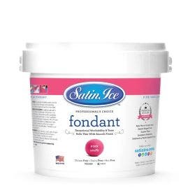Satin Ice Pink Rolled Fondant - 5lb