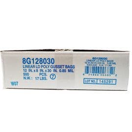 Elkay 12 X 8 X 30 Poly Bag - 500/ct