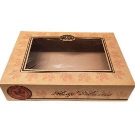 14 x 10 x 4 Kraft Window Box - 100/ct