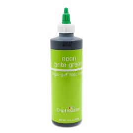 Chefmaster Liqua-Gel Neon Brite Green - 10.5oz