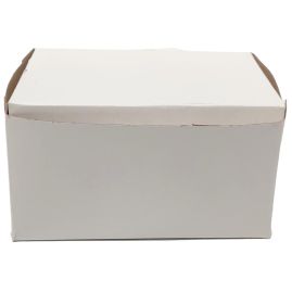 5 1/2 x 4 x 3 White Bakery Box - 250/ct