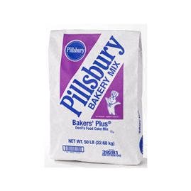 Pillsbury Bakers' Plus Devils Food Cake Mix - 50 lbs