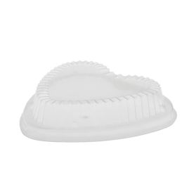 OPS Lid large Heart Dome Clear