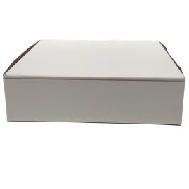 9 X 9 X 2 1/2 White Bakery Box - 125/ct
