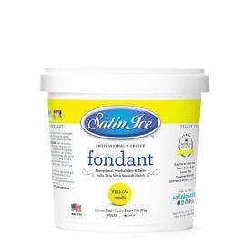 Satin Ice Yellow Rolled Fondant - 2lb