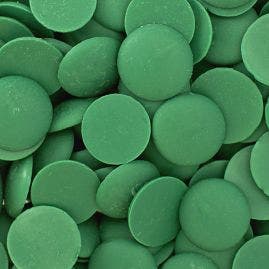 Merckens Dark Green Confectionery Wafers