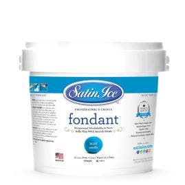 Satin Ice Blue Rolled Fondant - 5lb