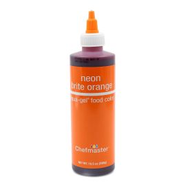 Chefmaster Liqua-Gel Neon Brite Orange - 10.5oz