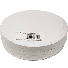 10" White Cake Drums - 5 pack