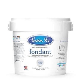 Satin Ice White Vanilla Rolled Fondant - 5lb