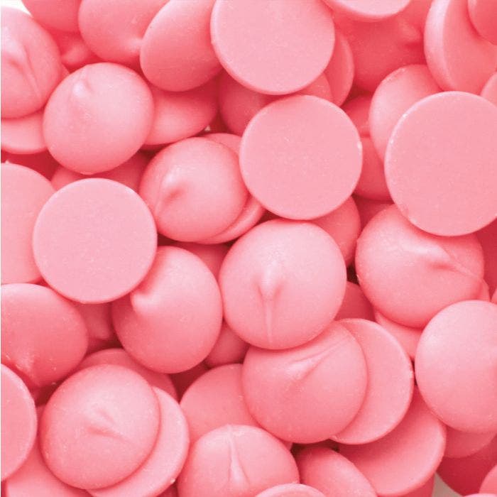 Pink Candy Pink Coating Wafers  Strawberry Flavor Compound Chocolate Melts