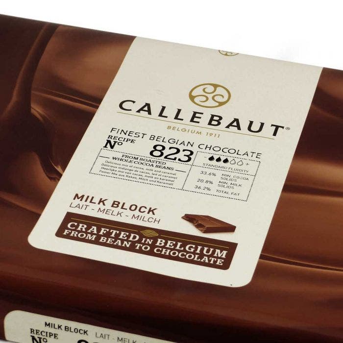 Callebaut Milk Chocolate Bar 823N - 11lb