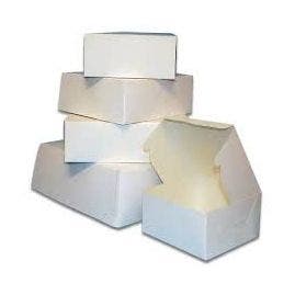 11 X 8 X 4   White Bakery Box - 200/ct