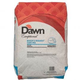 Dawn Foods Bakers Request Yellow Cake Mix - 50 lbs