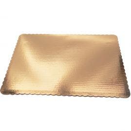 Gold Half Sheet Scallop Pad - 50/ct