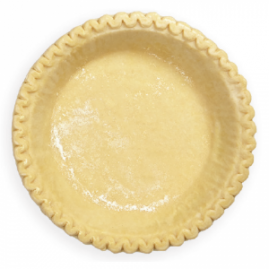 Wicks's 9" Raw Lard Shortening Pie Crust - 8oz/18ct