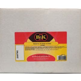 B&K White Fudge Icing - 50lb