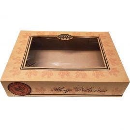 19 x 14 x 4 Kraft Window Box - 50/ct