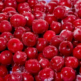 IQF Frozen Whole Cherries - 40lb