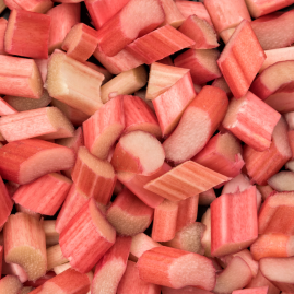 IQF Frozen Rhubarb - 22lb