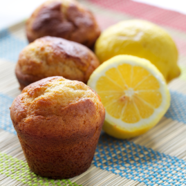 Bake'N'Joy Predeposited Filled Double Lemon Muffin Batter - 6.25oz/75 Count