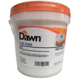 Dawn Foods Flat White Cold Dip Icing - 24lbs