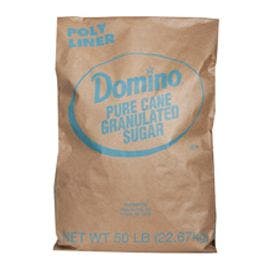 Domino Pure Cane Fruit Granulated Sugar - 50lb