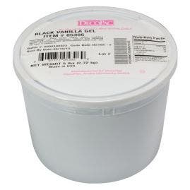 DecoPac Black Vanilla Gel - 5lb