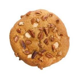 David's Decadent Pre-Formed Pumpkin White Chocolate Pecan Cookie - 4.5oz/80ct