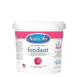 Satin Ice Pink Rolled Fondant - 2lb