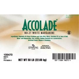 Accolade White Margarine - 50lb