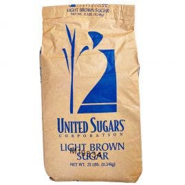 United Beet Light Brown Sugar - 25lb