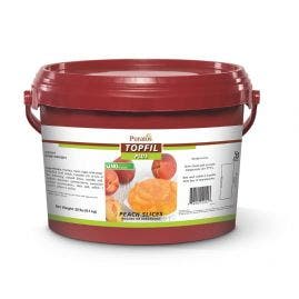 Puratos Topfil Plus Peach Slices - 38lb