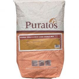 Puratos Gold N Rich Cake Donut Mix - 50lb