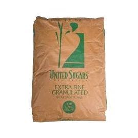 United Extra Fine Granulated Sugar - 50lb