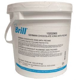 Brill German Chocolate Icing with Pecans  - 18 lbs